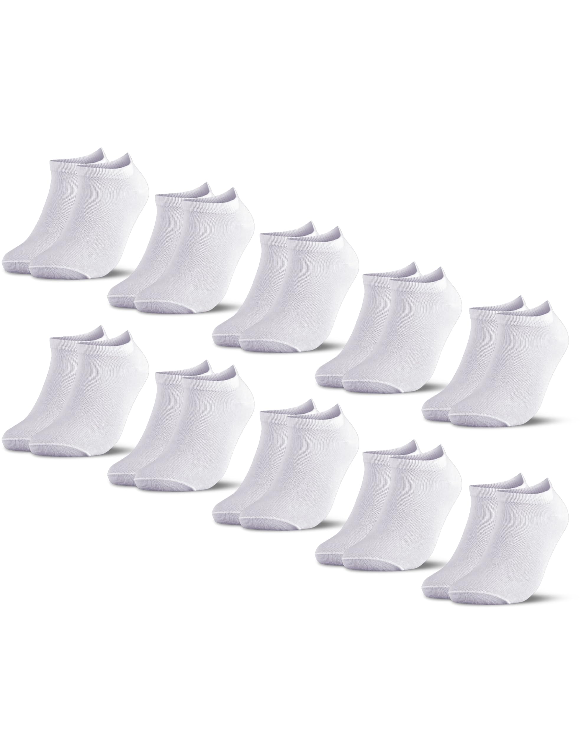 Occulto Jungen & Mädchen Sneaker Socken 10er Pack (Modell: Mikl)