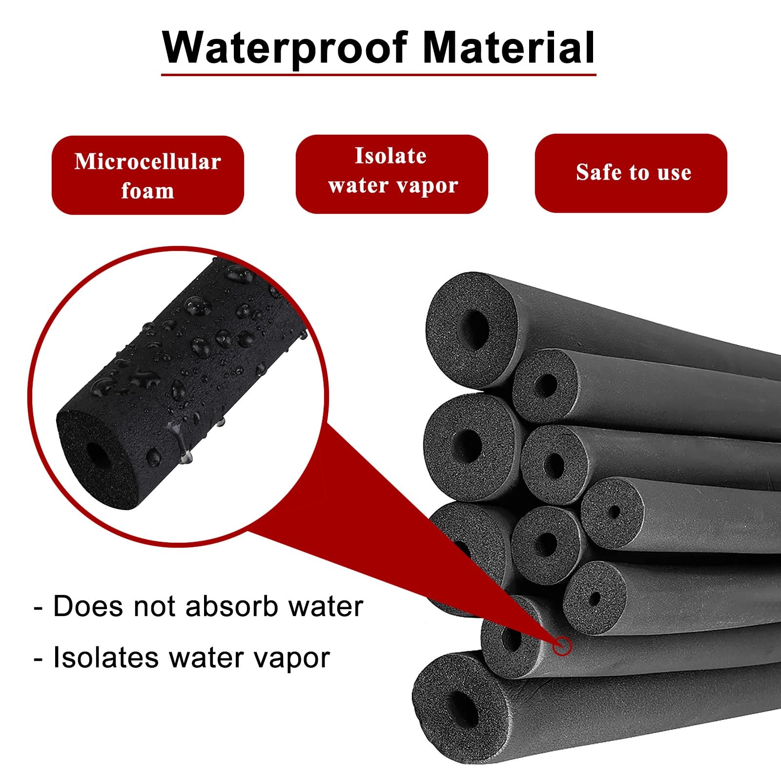 Amazon.co.jp: フォームパイプ絶縁 発泡チューブ ラギング絶縁