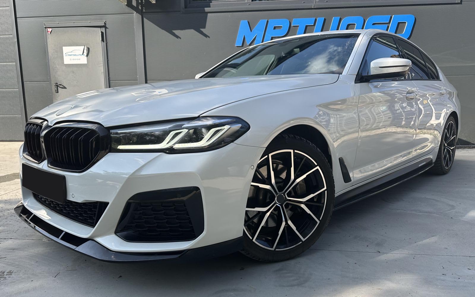 MpTuned Schwarz glänzende Seitenschweller für 5er G30 G31 20017-2024 518i 520i 530i 535i 540i 518d 520d 530d 535d Tuning