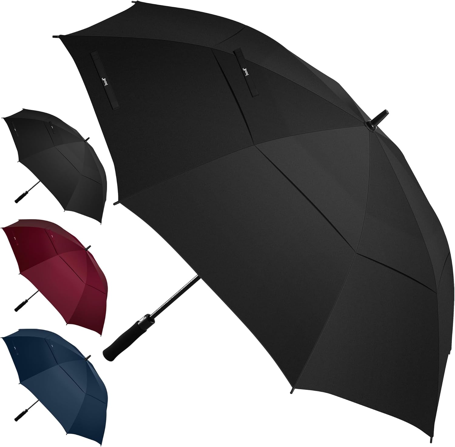Golf Umbrella for Rain &acirc;&euro;&ldquo; 62/54/47 Inch Windproof Umbrellas for Rain Large Size &acirc;&euro;&ldquo; Heavy Duty, Double Canopy Vented UV Umbrella, Automatic Open Sports &amp; Travel Umbrella