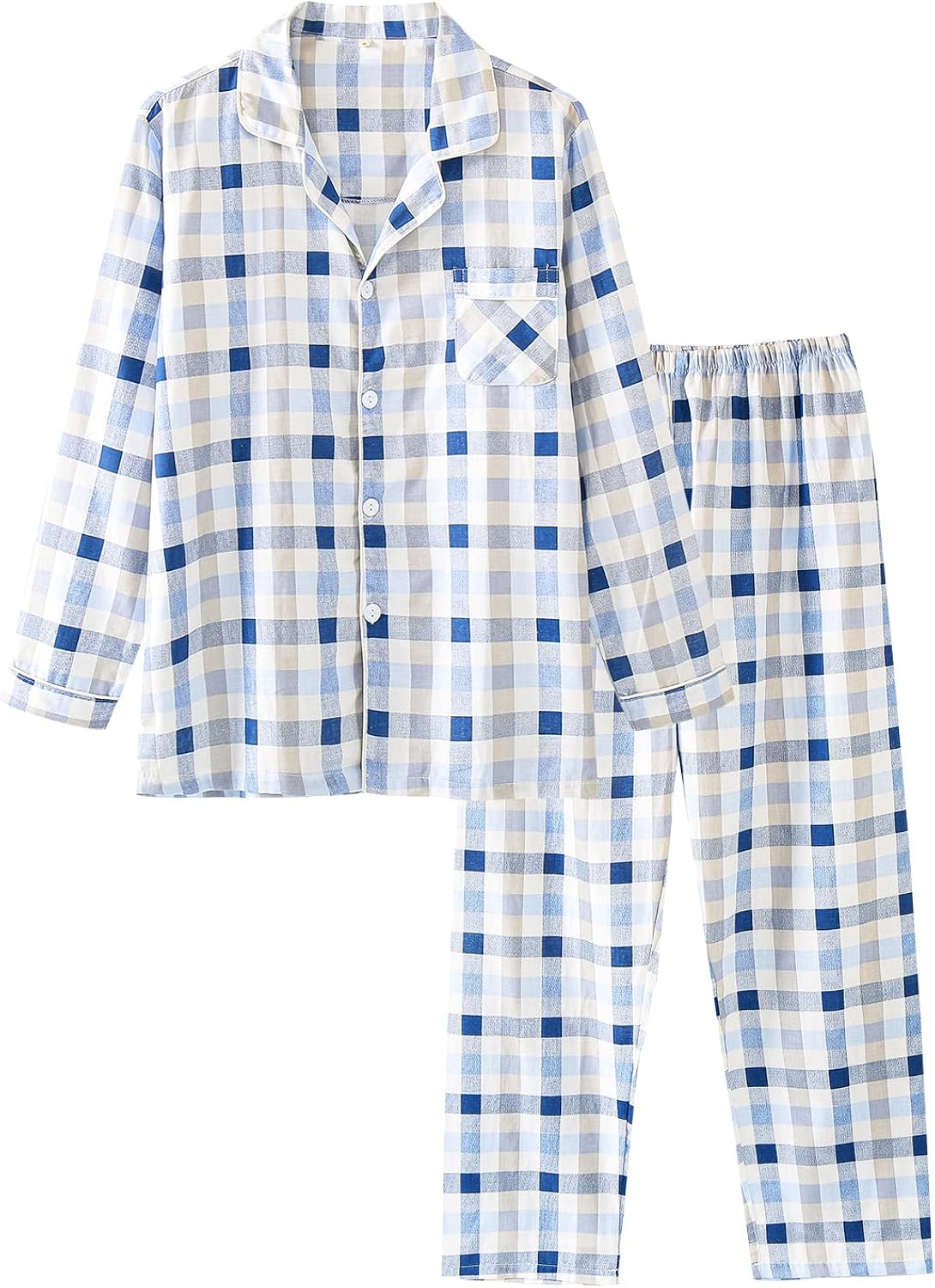 984円 高級素材使用ブランド パジャマ メンズ 綿100 長袖 ルームウェア 寝巻き 前開き 上下セット チェック柄 吸汗 通気性 肌に優しい 部屋着 お風呂上り 春 夏 秋 冬用 M L Xl 984円 高級素材使用ブランド パジャマ メンズ 綿100 長袖 ルームウェア 寝巻き 前開き 上下セット チェック柄 吸汗 通気性 肌に優しい 部屋着 お風呂上り 春 夏 秋 冬用 M L Xl