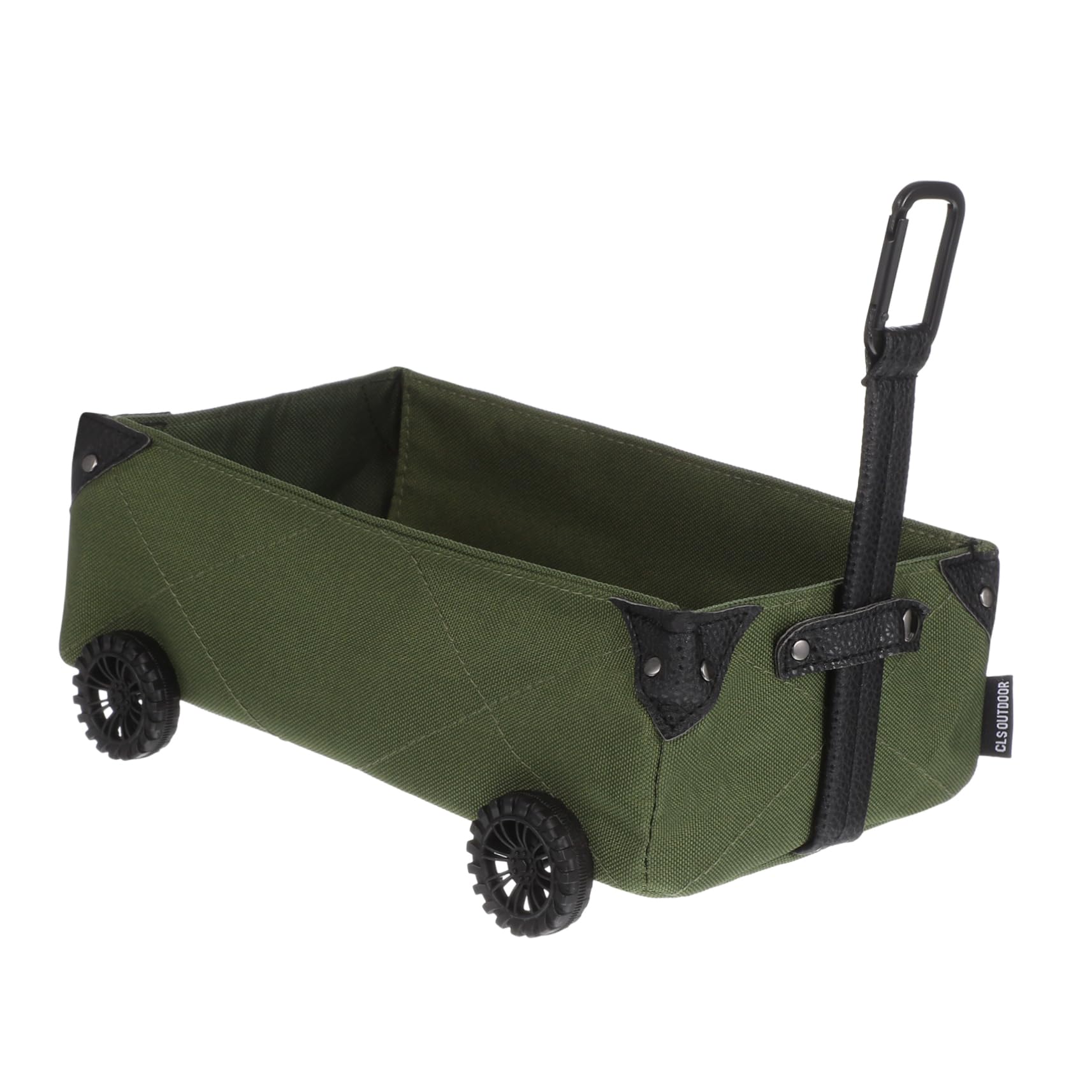ibasenice 1pc Box Outdoor Folding Storage Box Canvas Trolley Design for Camping Lightweight Tissue Container with Concealed Buckle Durable and Portable Organizer for Outdoor Activities