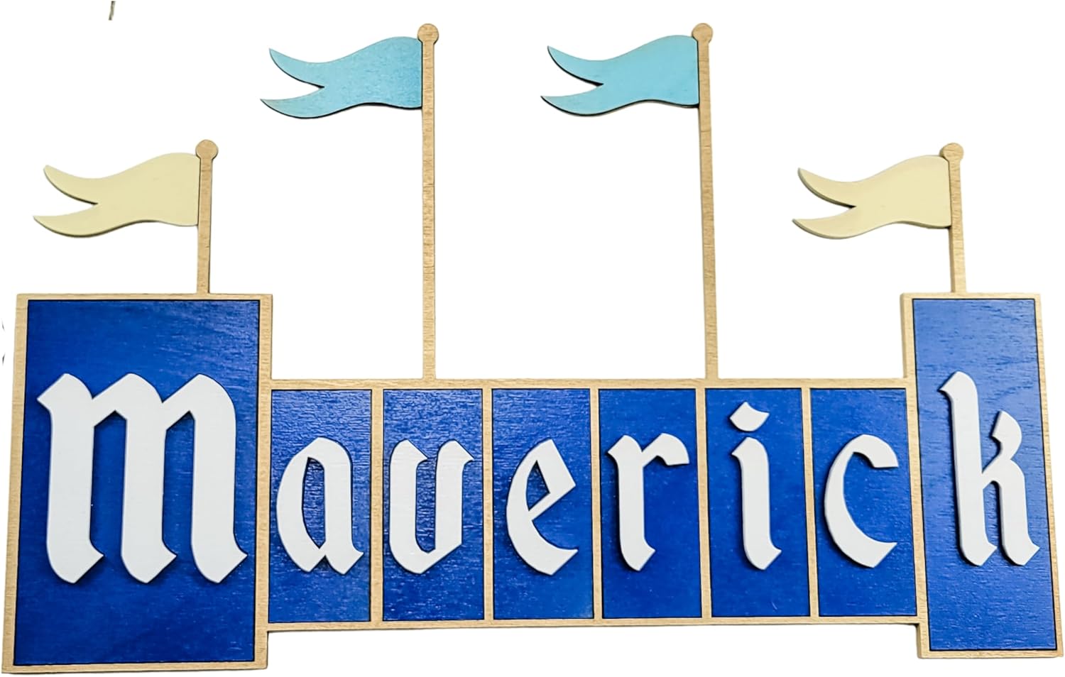 Custom Disneyland Name Sign (Classic (Blue))