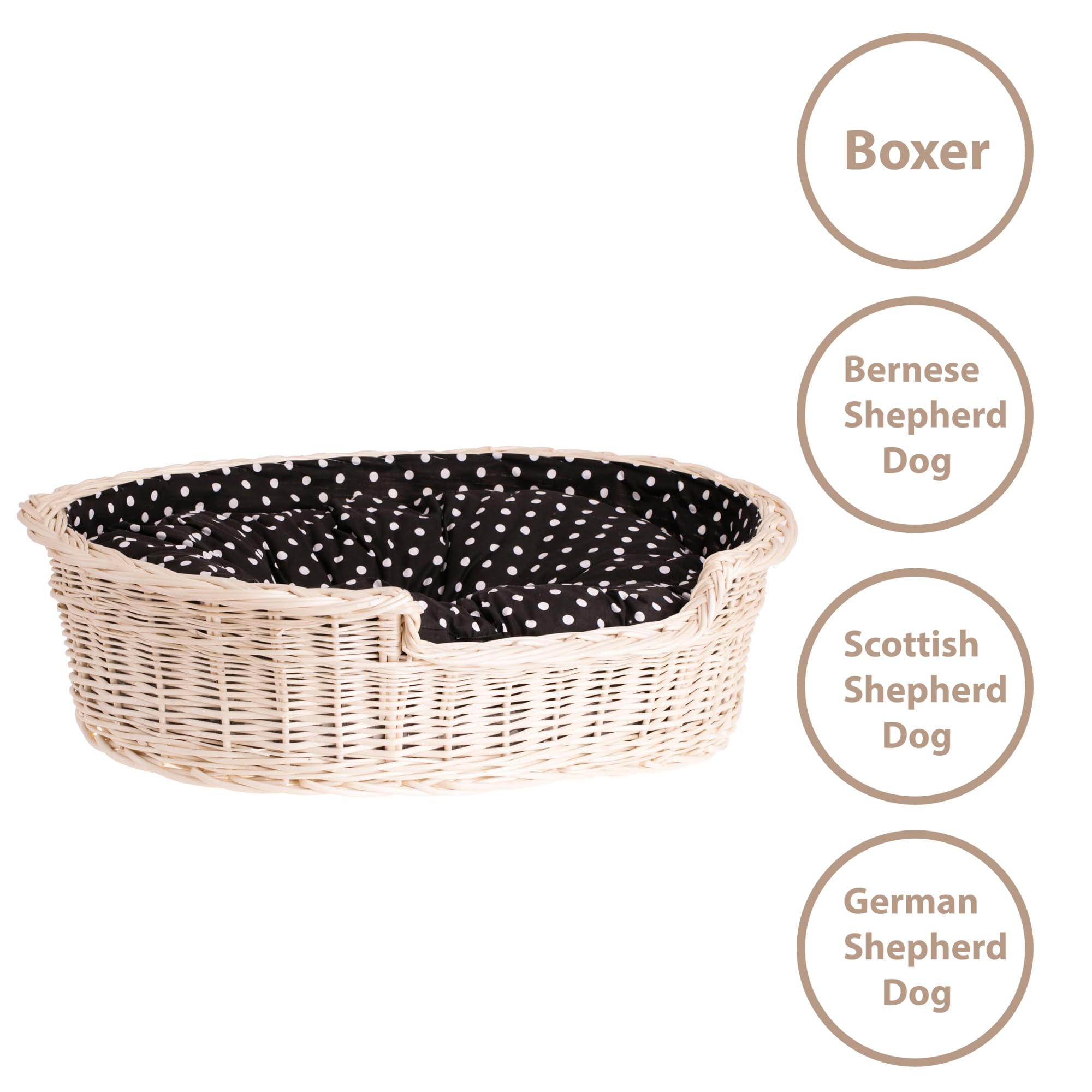 Cojinete de Mimbre para un Perro/Gato con un cojín Suave, una Tumbona para Animales, almacenes de Gatos/Perros, Cama para Perros/Cama para Gatos