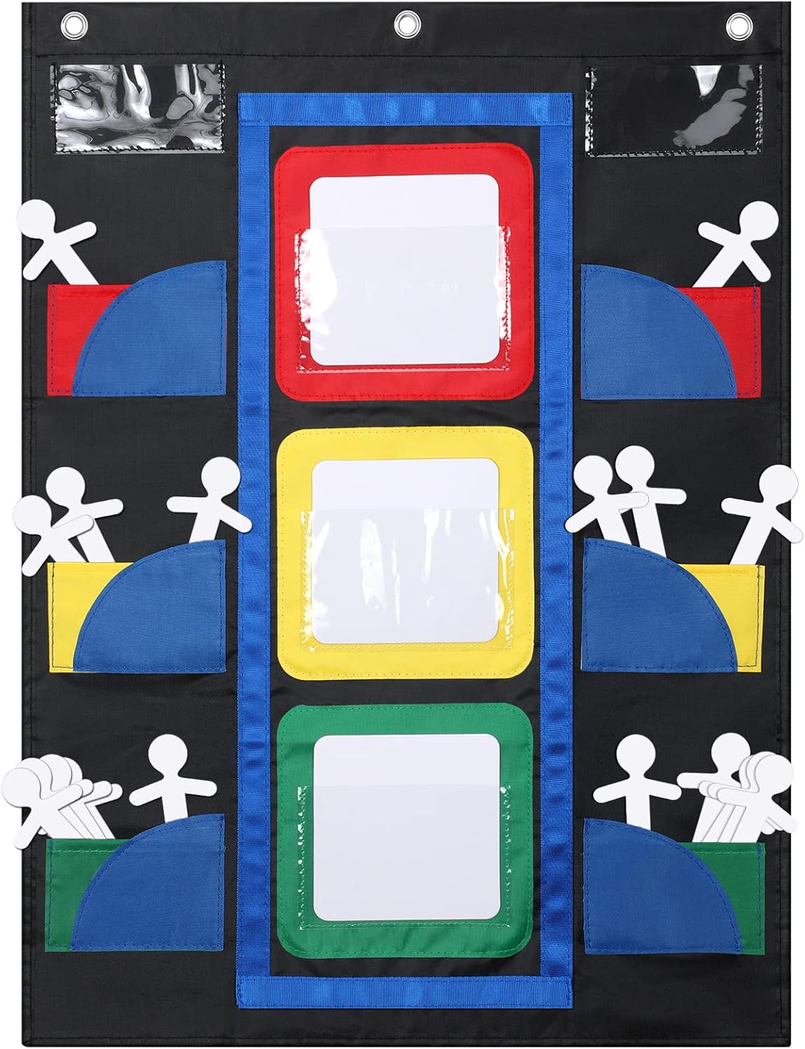 Jinei Stoplight Behavior Chart for Classroom Behavior Pocket Chart with 36 Dry Erase Student Sticks, Hanging Behavior Chart for Kids Student Teacher, Back to School Home Management Tools Jinei Stoplight Behavior Chart for Classroom Behavior Pocket Chart with 36 Dry Erase Student Sticks, Hanging Behavior Chart for Kids Student Teacher, Back to School Home Management Tools