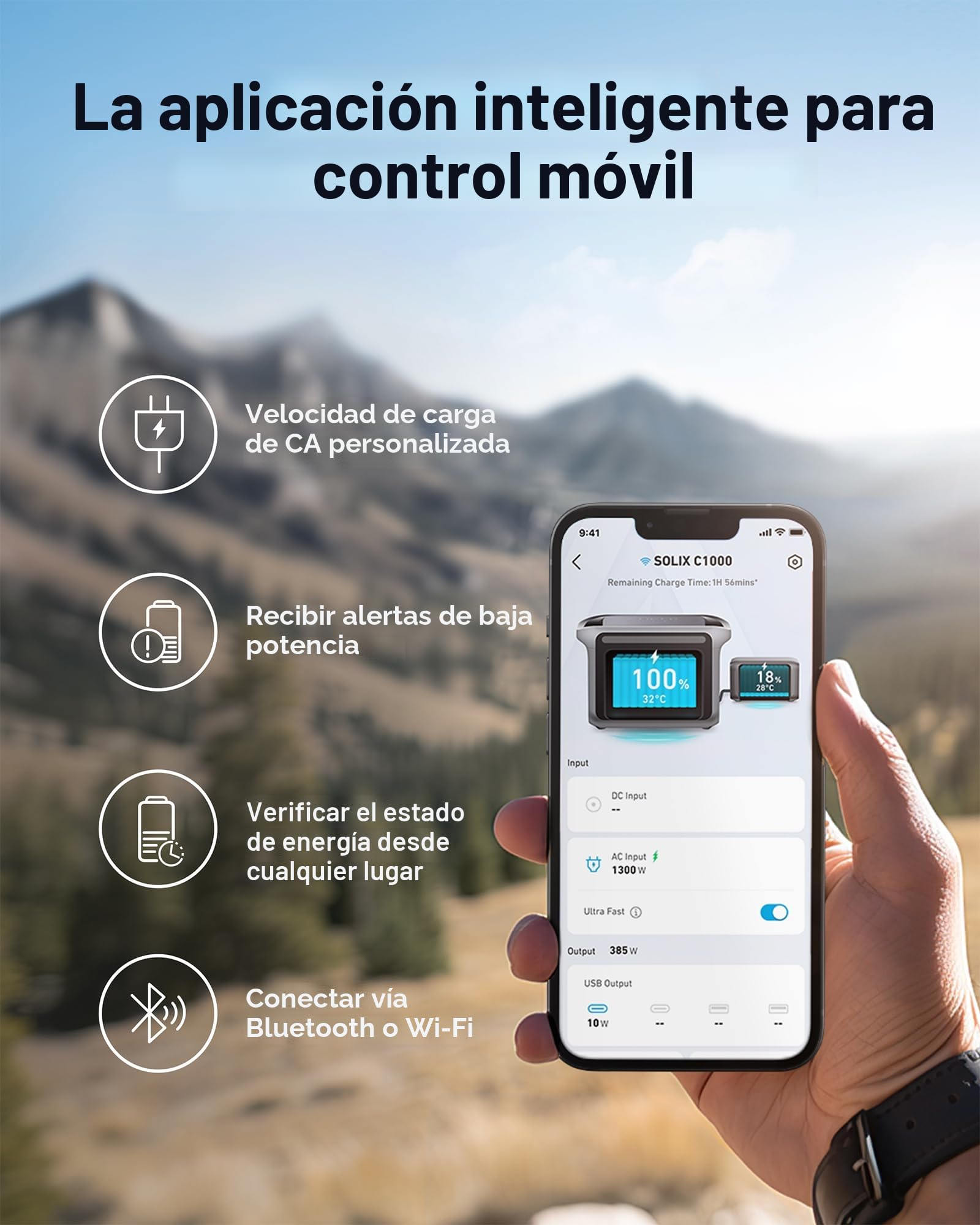 Anker SOLIX BP1000 - Batería de expansión (1056 Wh), baterías LiFePO4 con vida útil de 10 años, batería extra de 1056 Wh SOLIX C1000