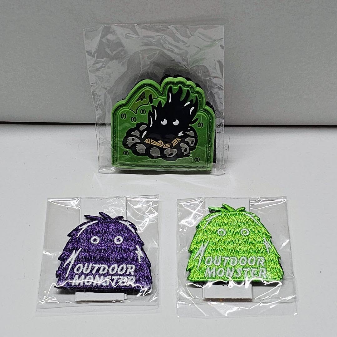 アウトドアモンスター　ワッペン　ガチャガチャ 6点セット OUTDOOR MONSTER アウトドアモンスター ワッペン