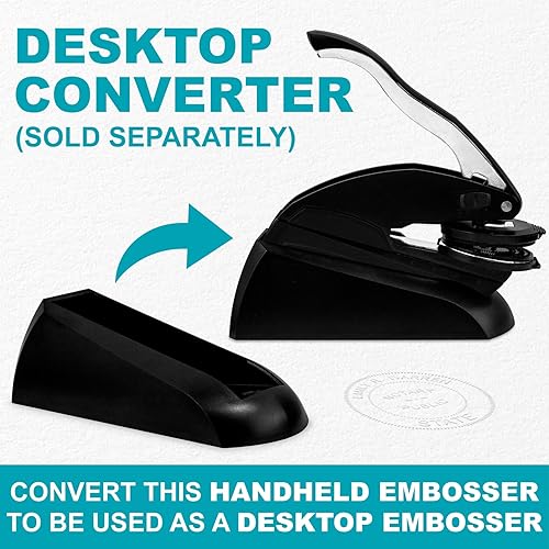 Miniatura 32 de MaxMark Sello redondo preentintado para el estado de Arkansas Ronda pre-entintado sello,Grabador de escritorio,Solo inserto de escritorio,Grabador