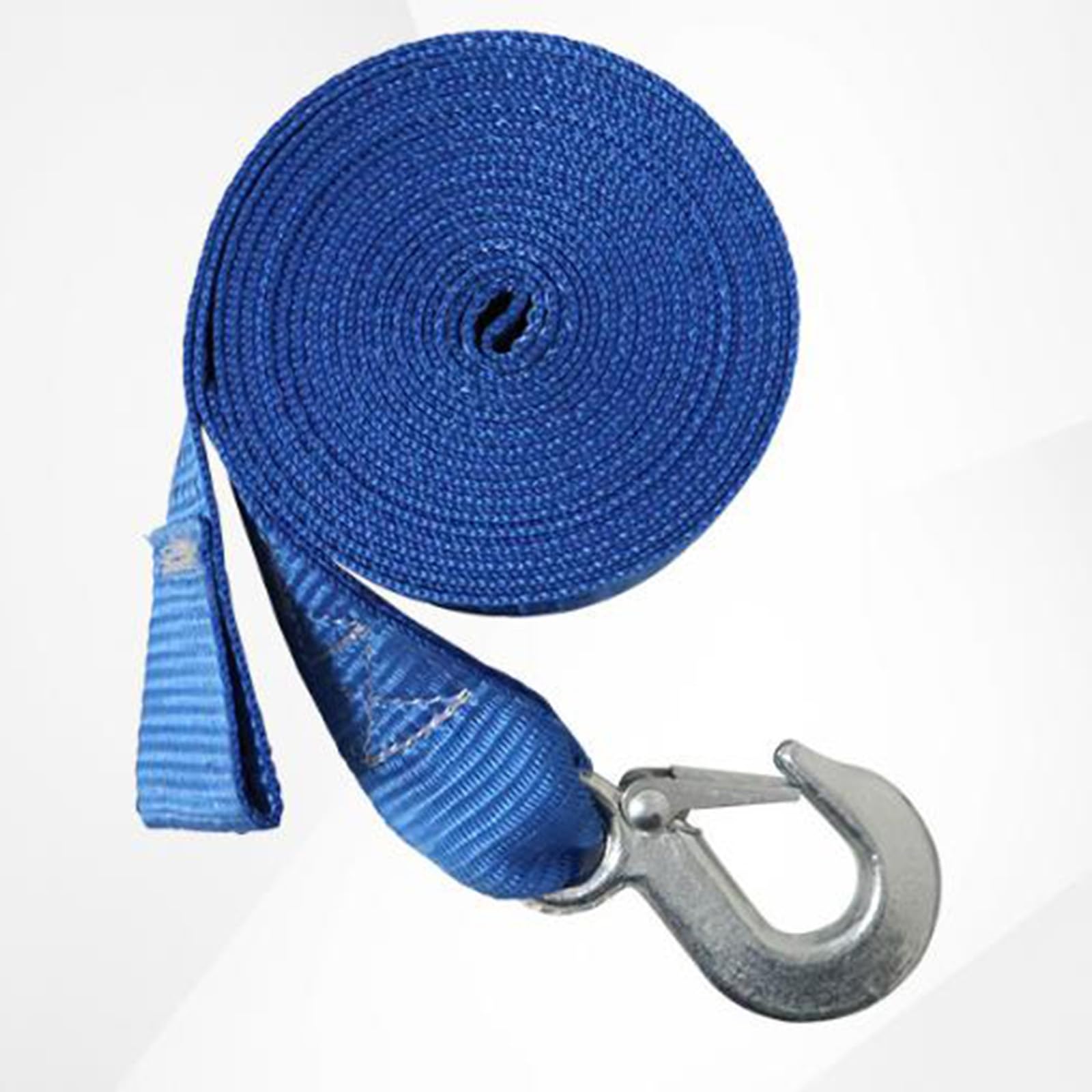 Cinghia per verricello con gancio per veicoli da traino, ricambio resistente, accessori per rimorchi per barche, 19,7/26,2/10 m