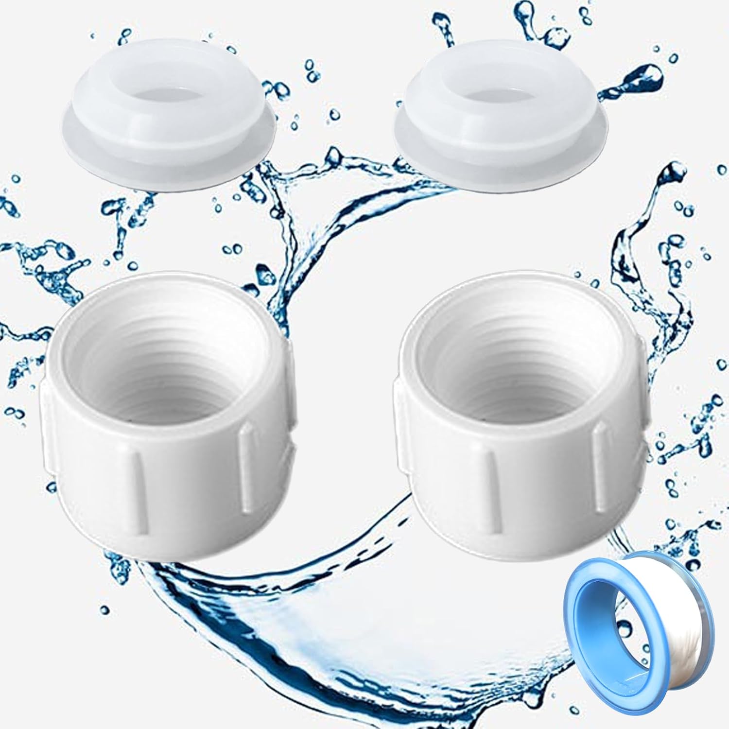 (2PCS) Upgraded version UPCV material 1/2" RV Low Point