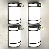 Vista 18 de ASD Lámpara LED de montaje en pared para exteriores e interiores de 10 pulgadas – Iluminación moderna de aplique de pared de bronce aceitado – 15W