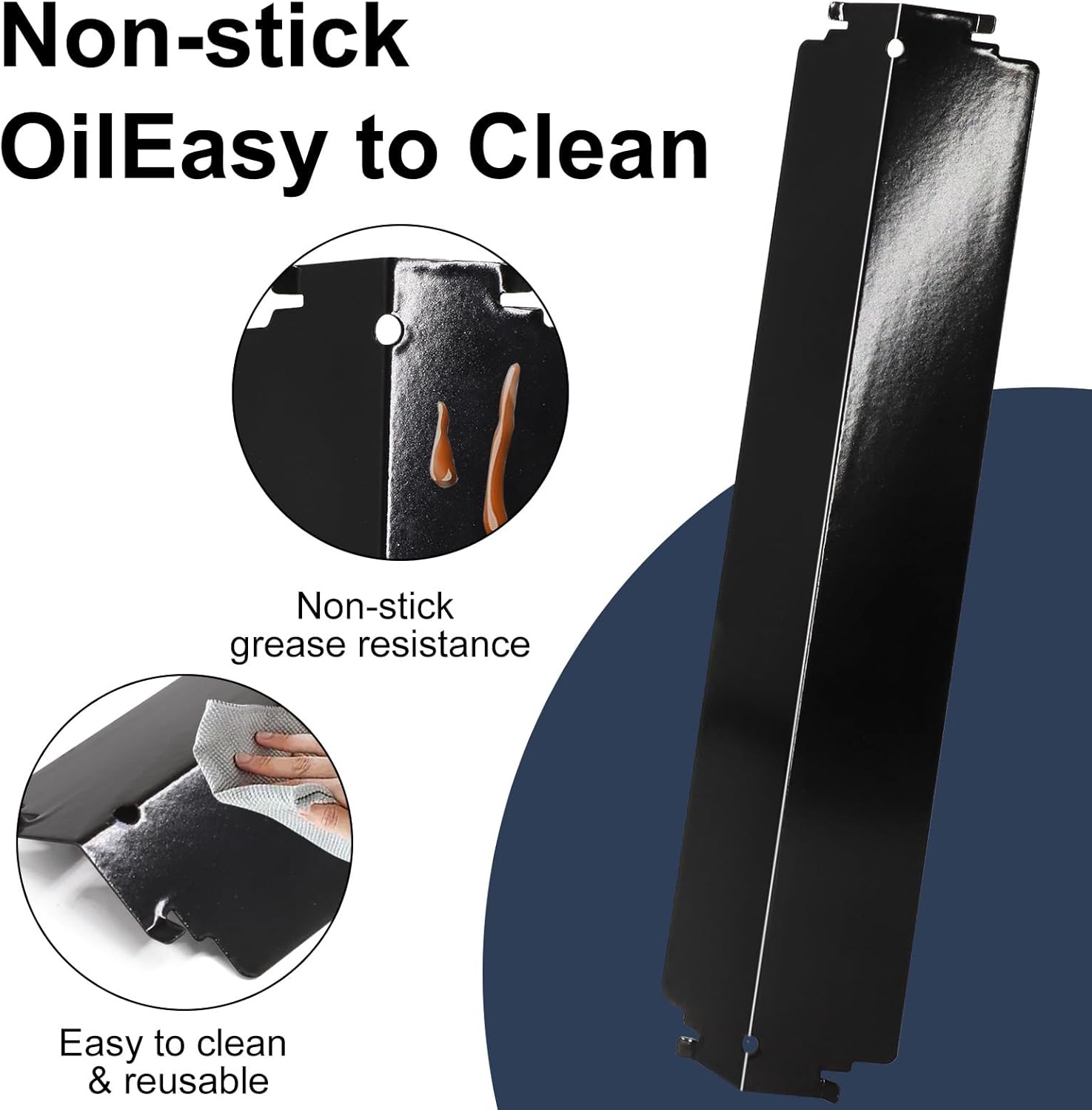 Criditpid Grill Replacement Parts for Charbroil 463268008, 463268007, 463268606, 463248108, 463268706 Grills. Grill Heat Plates Shields, Burner Tubes & Carryover Tube for Charbroil Grill Parts.