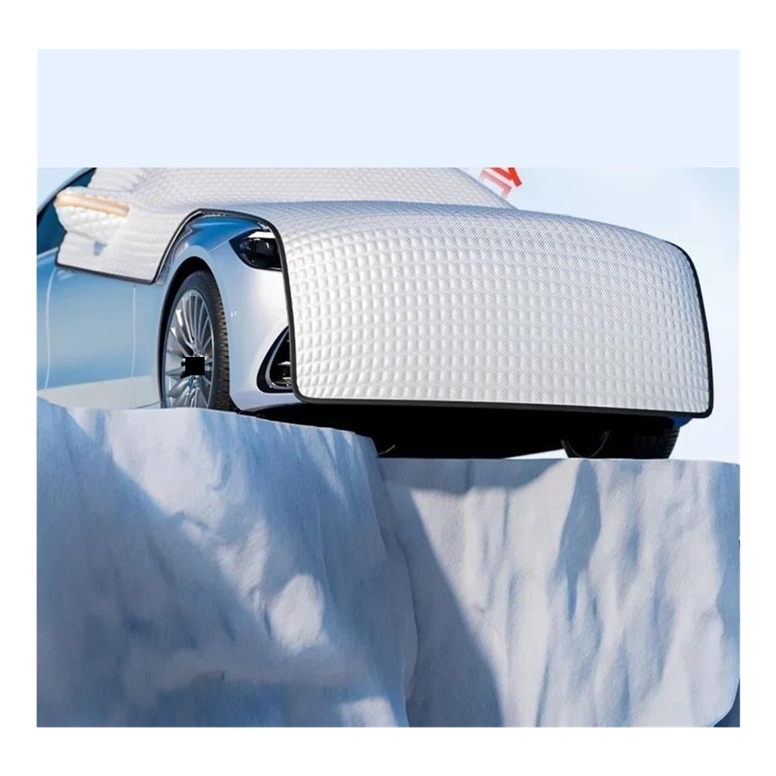 Telo Parabrezza Auto Antigelo Copricappotto per Auto Parabrezza Anteriore Invernale Generale Mezza Protezione da Neve Esterna