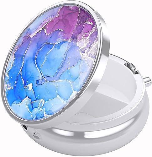 Nipichsha Pastillero, pequeño pastillero para bolso y bolsillo, lindo organizador de medicamentos, pastillero de viaje, soporte portátil para