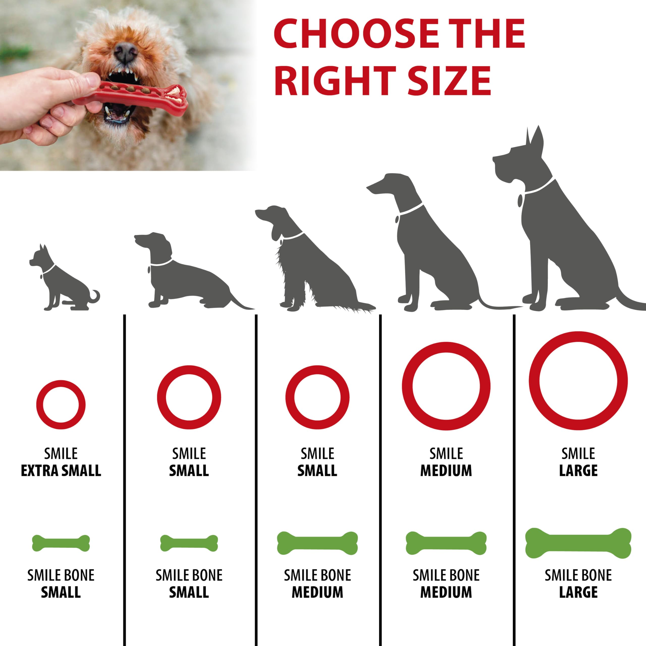 Ferplast Dog Toy, Dog Treat Dispenser Bone, Chew Toy, Made of Durable Material, Meat Flavoured - Image 4