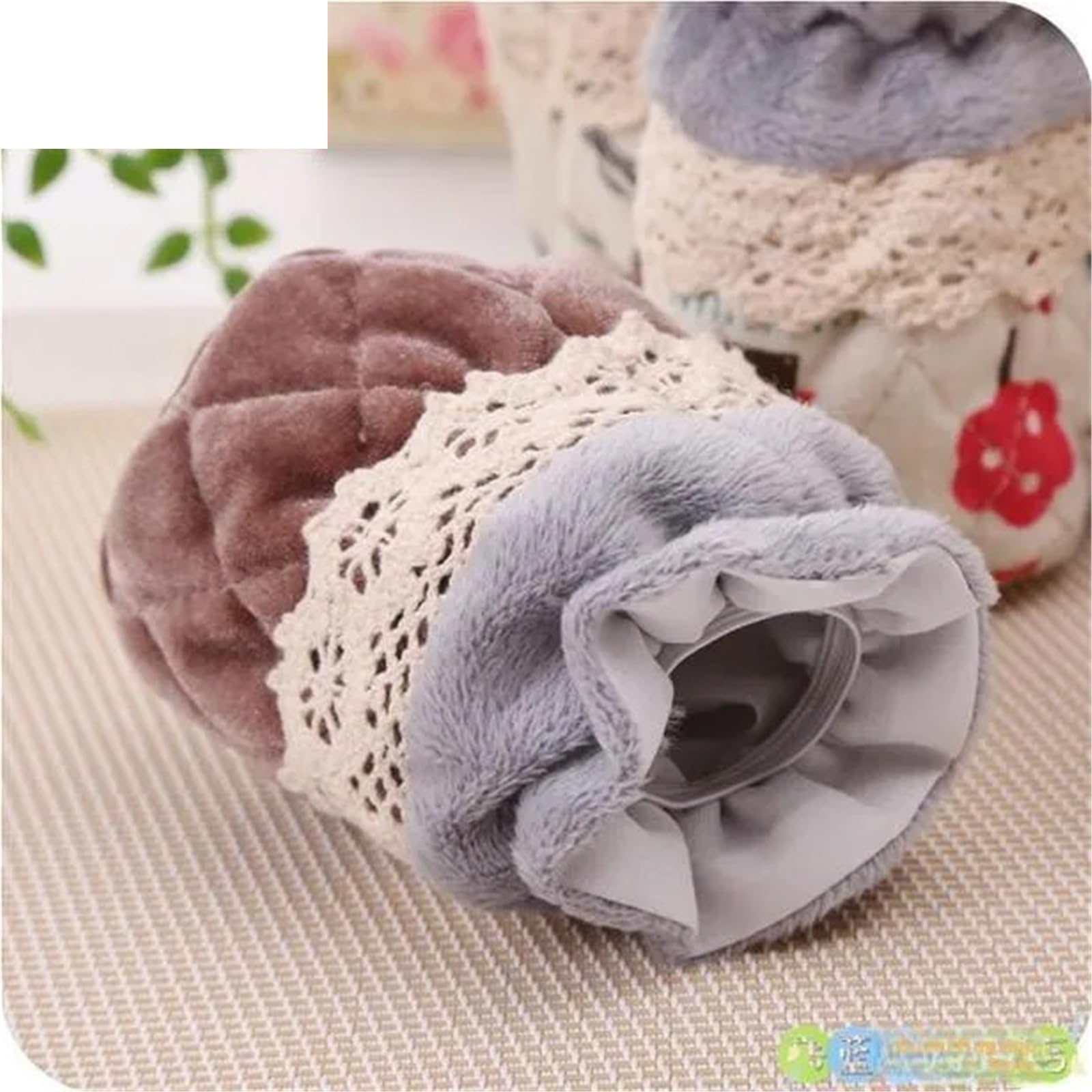 Protection Pied De Chaise Housse de Protection des Pieds de Chaise en rotin de Grande Taille, Pied de Table à Manger à la Maison(Large Khaki 4-Pack)