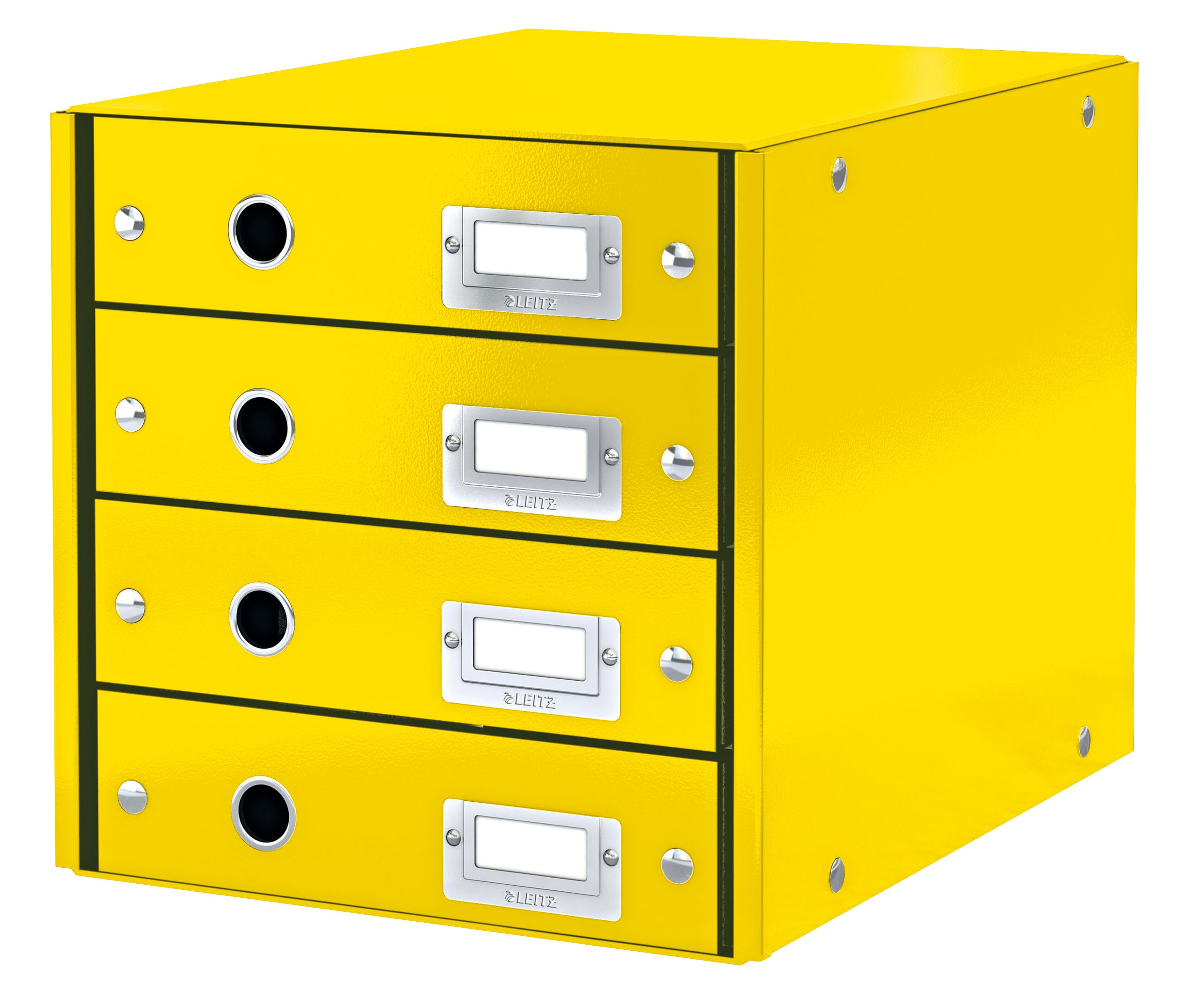 Leitz Drawer Cabinet, 4 Drawers, A4, Click and Store Range 60490016 - Yellow — image 1