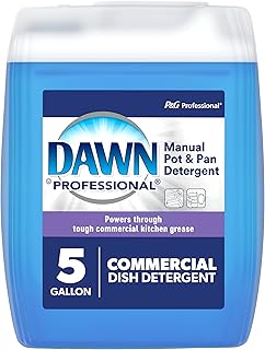 Dawn Professional Dishwashing Liquid Soap Detergent,BulkDegreaser Removes GreasyFoodsfromPots,PansandDishes inCommercialRe...