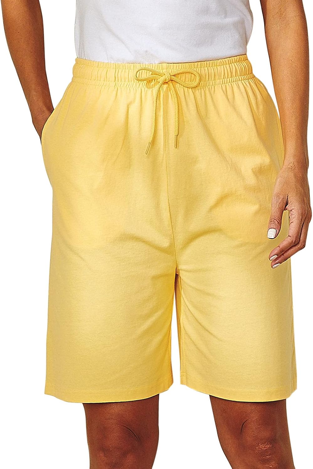Knit Shorts | Women's Essential Cotton Shorts Available in Missy and Plus