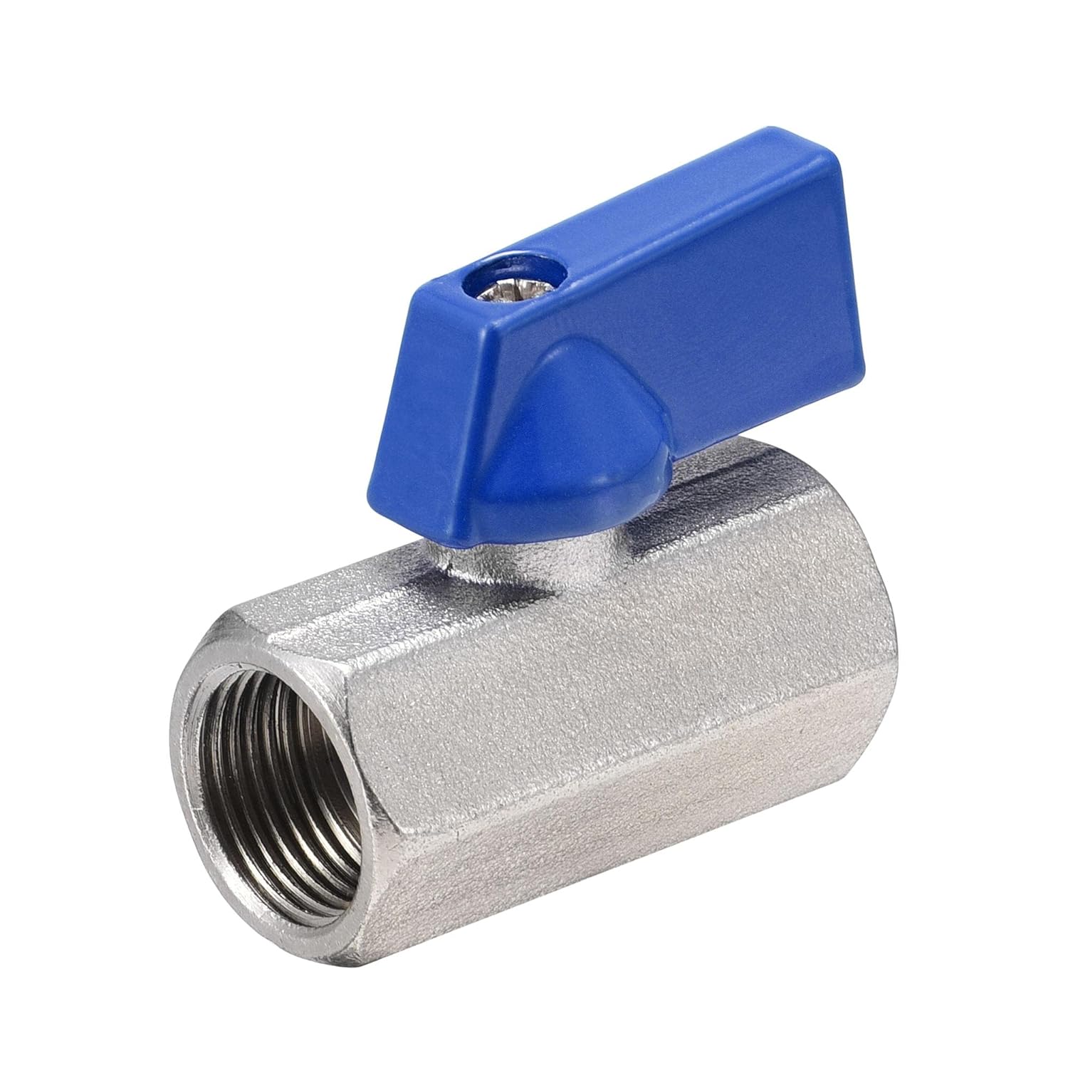 uxcell Brass Ball Valve Shut Off Switch G3/8 Female to Female Sand