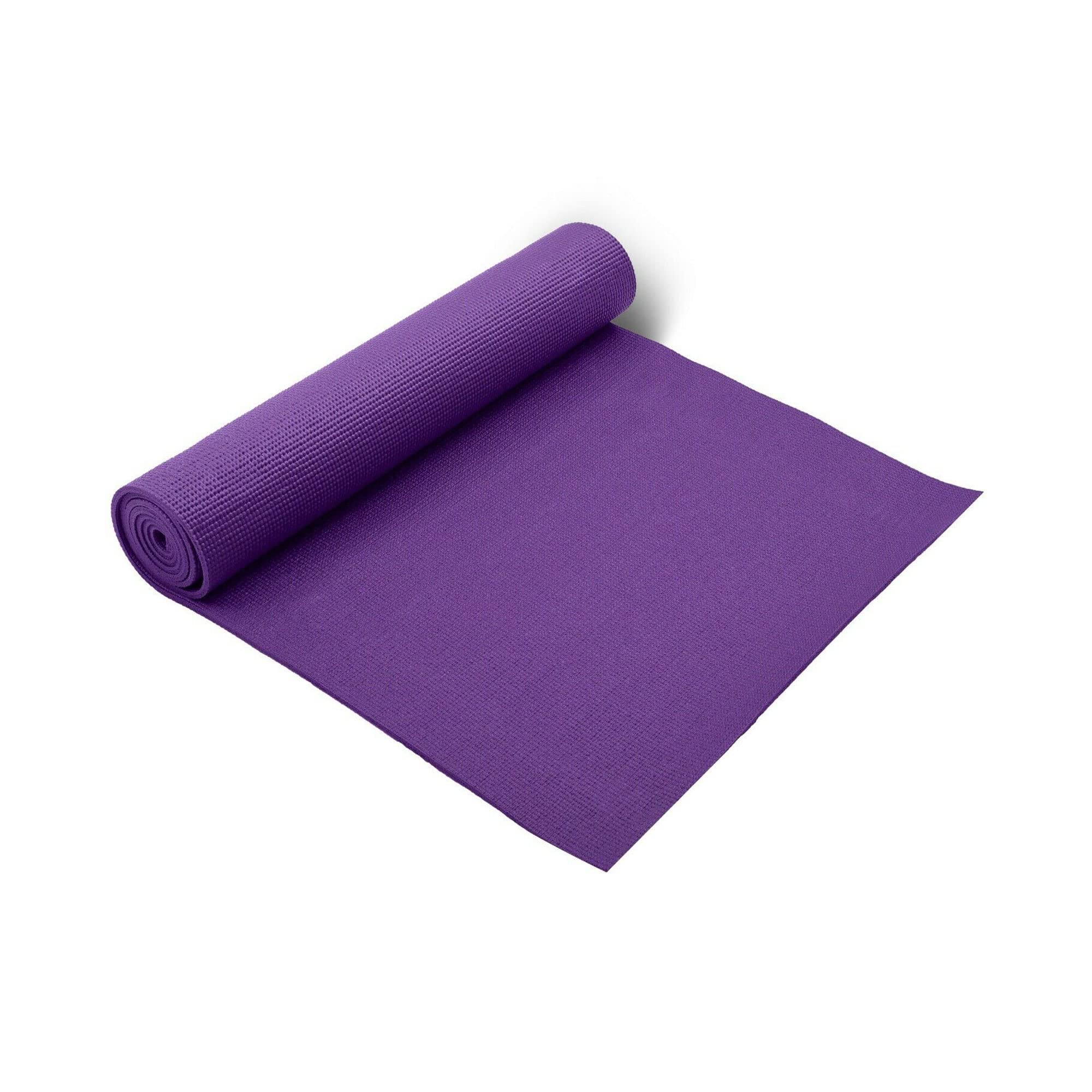 FAIRWAYUK Yoga Mat - Non Slip Exercise Mat for Home, Premium Eco Friendly Workout Mat with Carry Strap, Indoor Outdoor Exercise Mat, Gym for Men and Women - 6mm Thick 183 x 60cm, Purple โ image 1