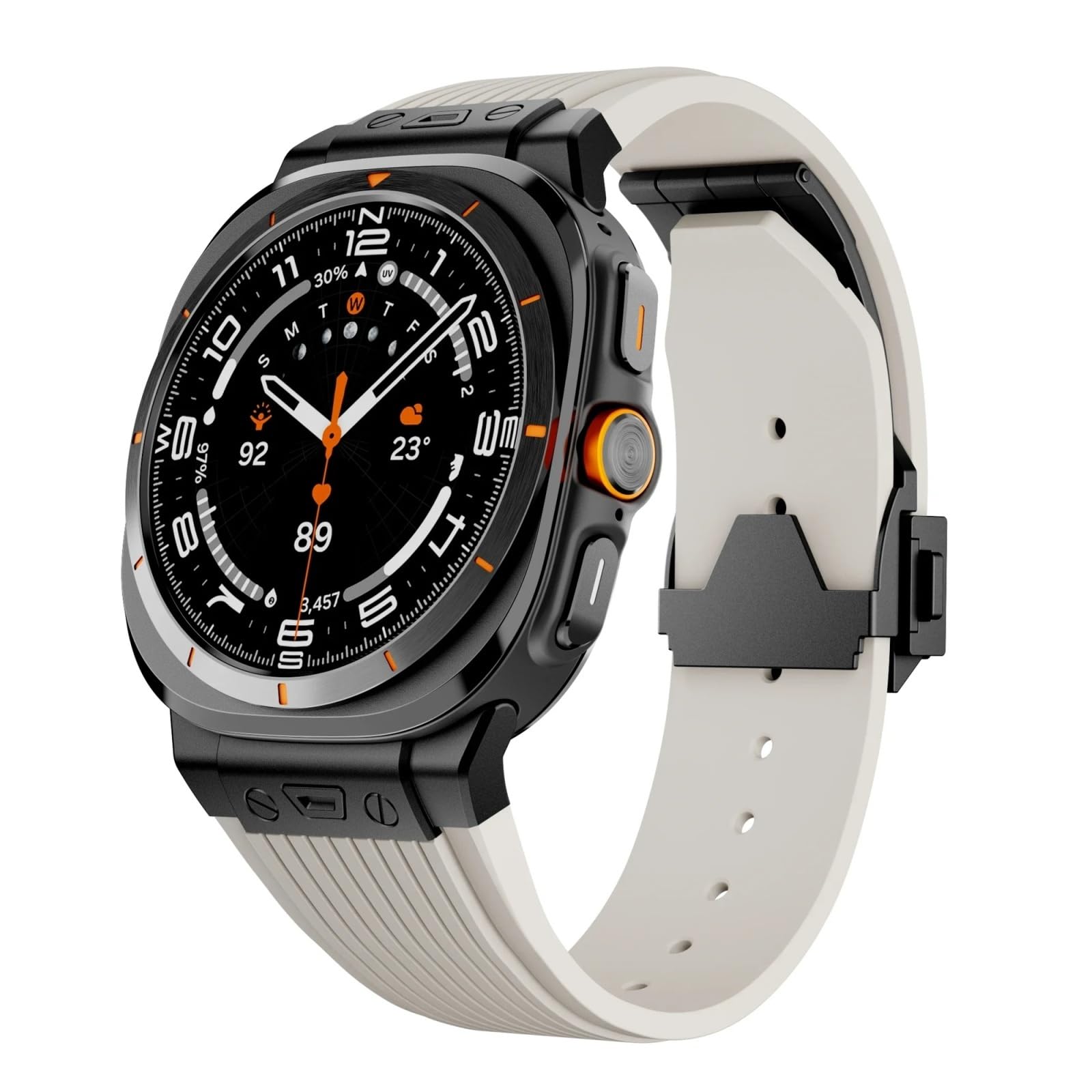 Bracelet sport Watch 7 Ultra 47mm métal sans espace extrémité incurvée