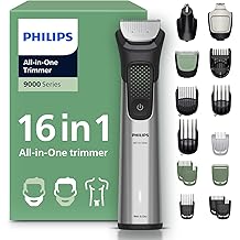 Philips 9000 Series Men's Grooming Set, 16 in 1, For Face Hair and Body, Waterproof, Rechargeable Shaver, MG9532/15
