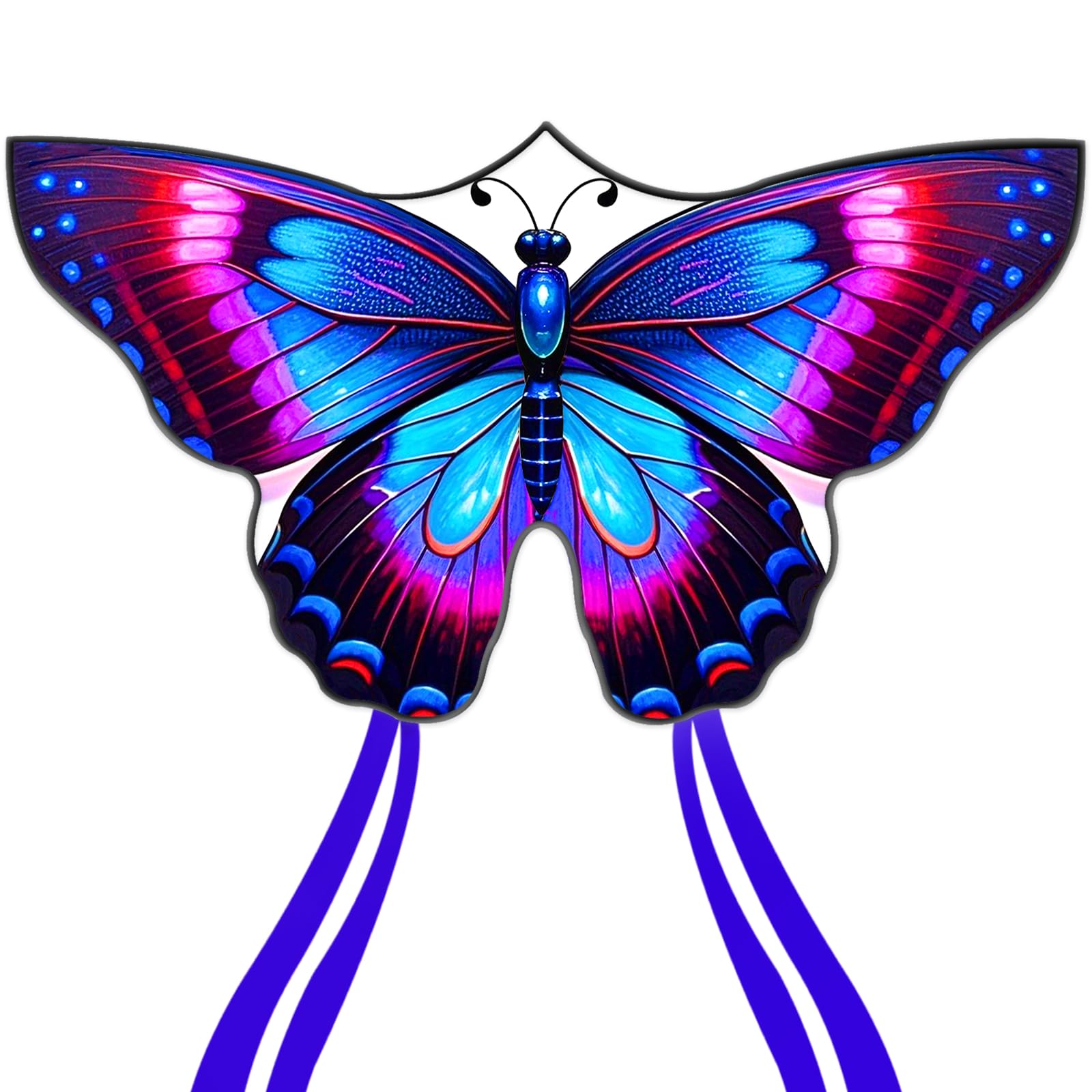 Butterfly Kite for Kids &amp; Adults, Large Single Line Beach Kite Easy to Fly