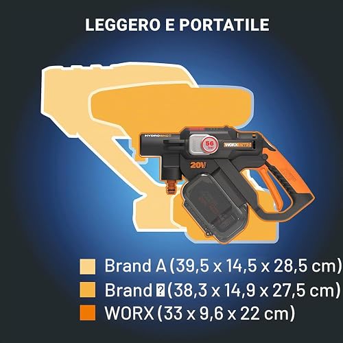 WORX Nettoyeur Haute Pression Brushless 20V Hydroshot WG633E - 4