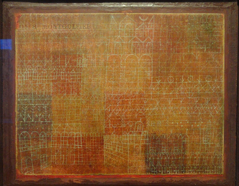 Cadre Paul Klee Cathedral grand format décoration murale
