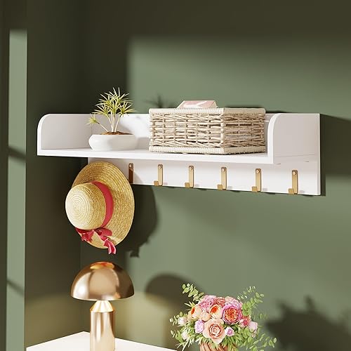 Miniatura 5 de Tribesigns Zapatero armario independiente de almacenamiento de zapatos con perchero de montaje en pared armarios modernos organizadores de zapatos