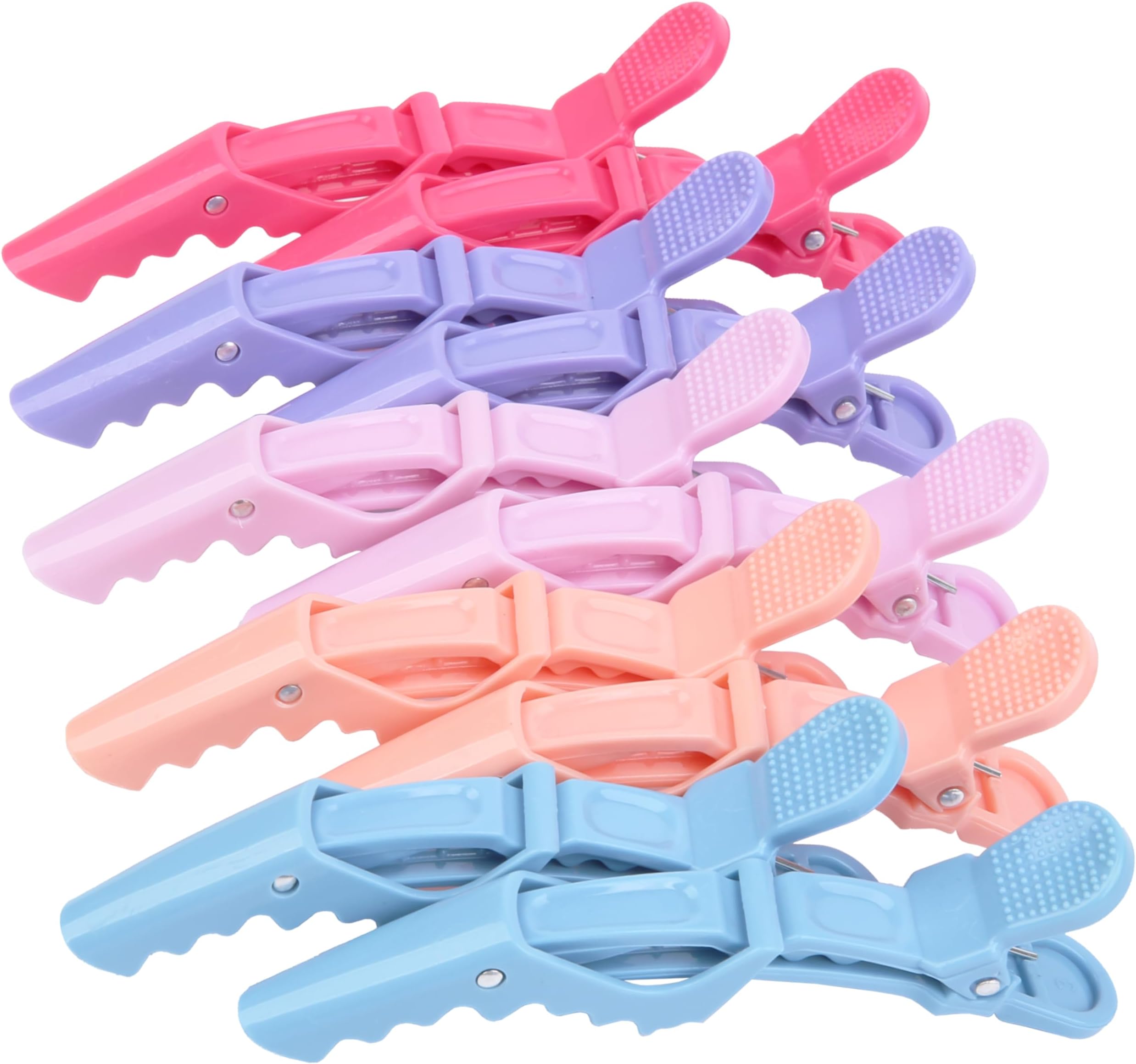 HH&LL Hair Clips for Women 10 Pack Wide Teeth & Double-Hinged Design Alligator Styling Sectioning Clips of Professional Hair Salon Quality