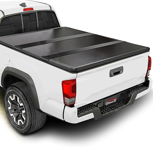 Miniatura 9 de Cubierta rígida de triple pliegue para caja de camioneta para Toyota Tundra 2007-2024 de 5.5 pies (excluye cajas de almacenamiento Trail Special