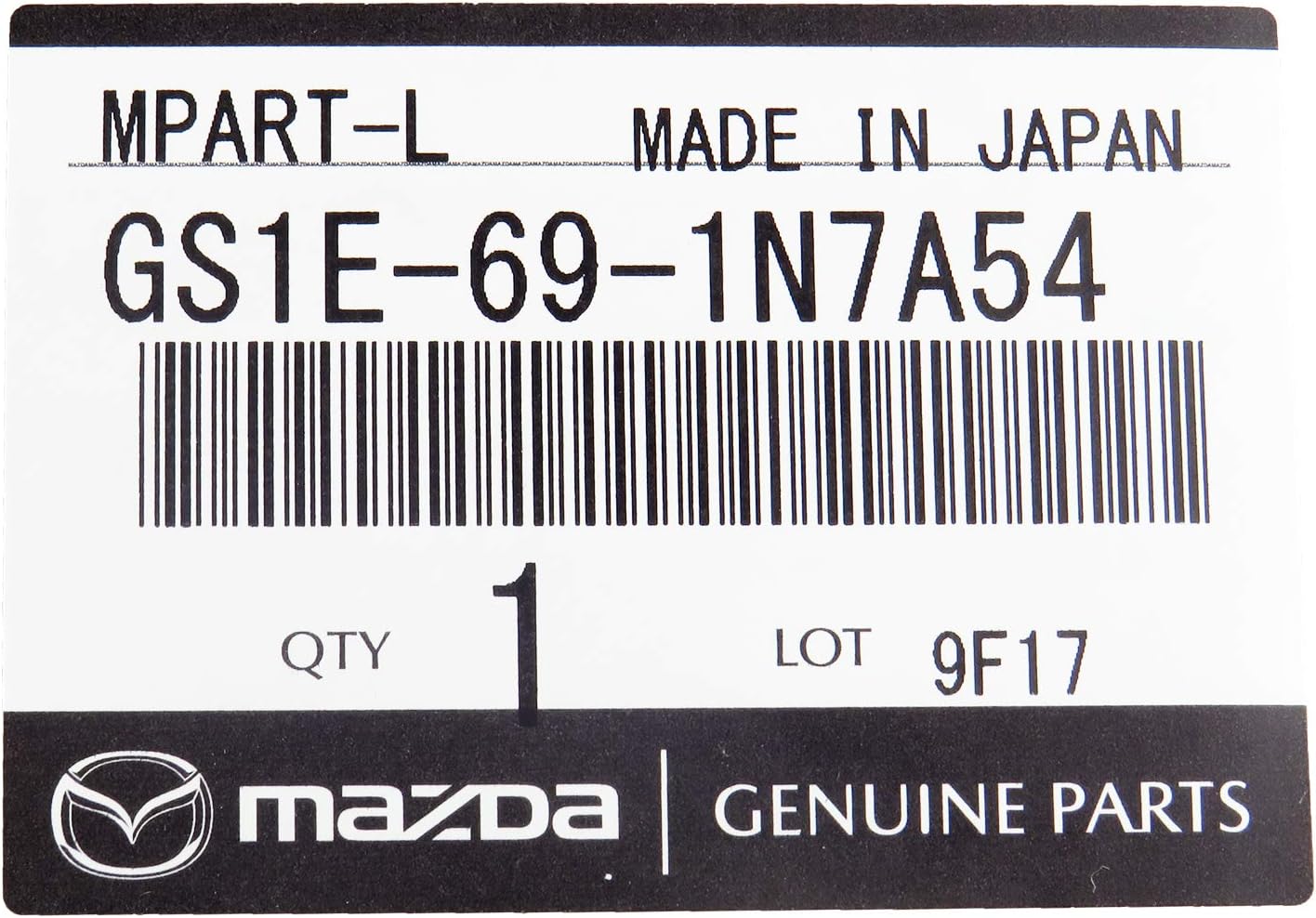 Genuine Mazda Parts - Housing(L),Dr Mirror (GS1E-69-1N7A-54) : Automotive