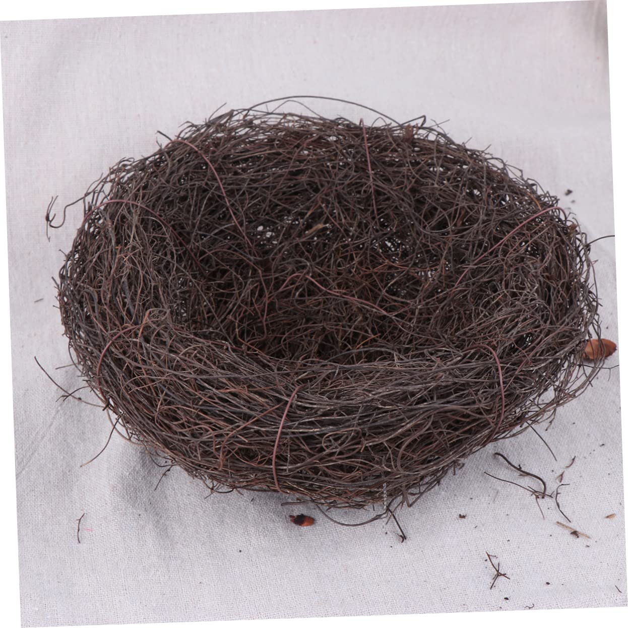 DOITOOL 3 Piezas casa de pájaros Naturales Cama Nido de cría de pájaros decoración Accesorios para jaulas Cama para Loros Invierno Decorar Canario Aves el Nido del pájaro De Madera