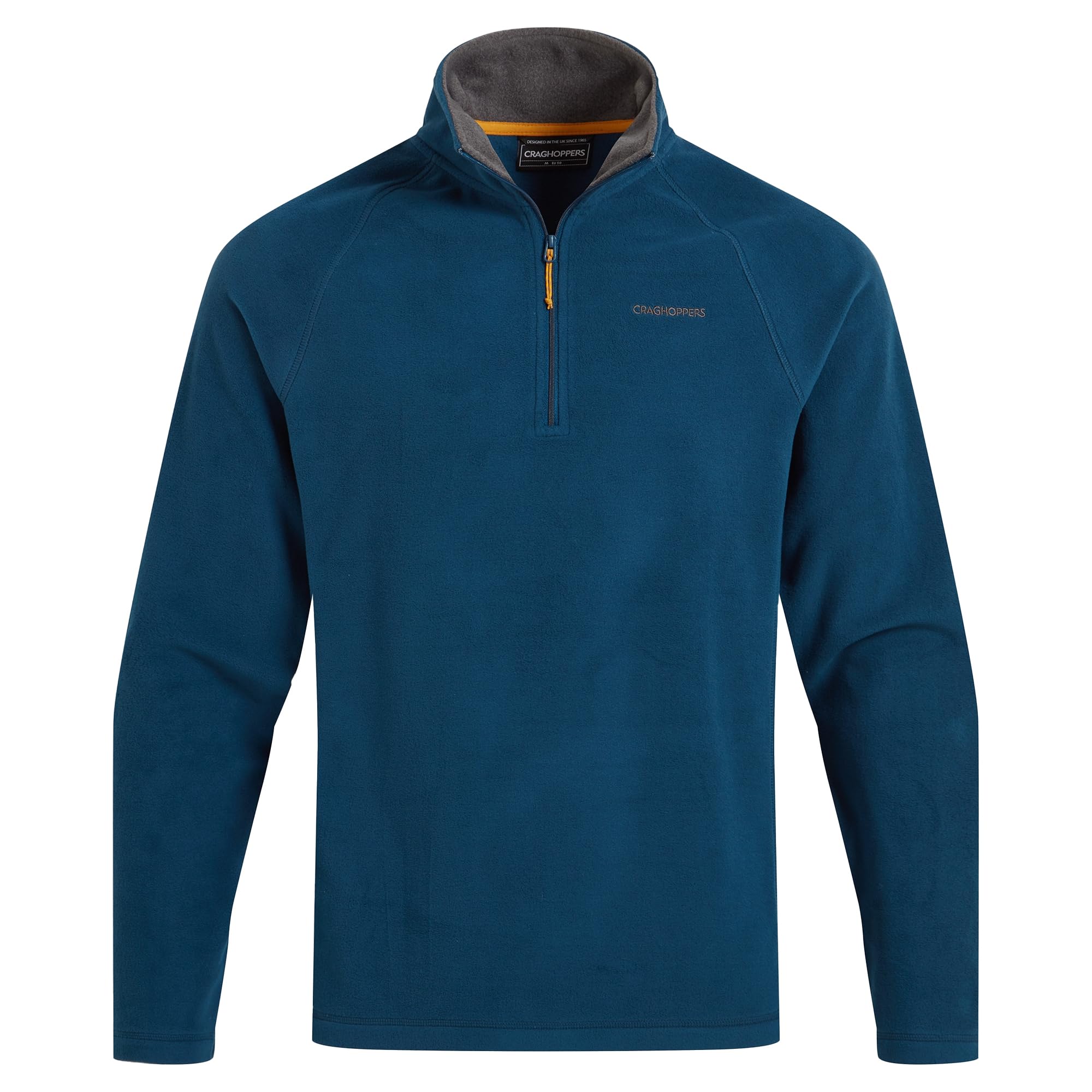 Craghoppers Men's Tourmaline Blue Corey Fleece Half Zip Pullover Sweater