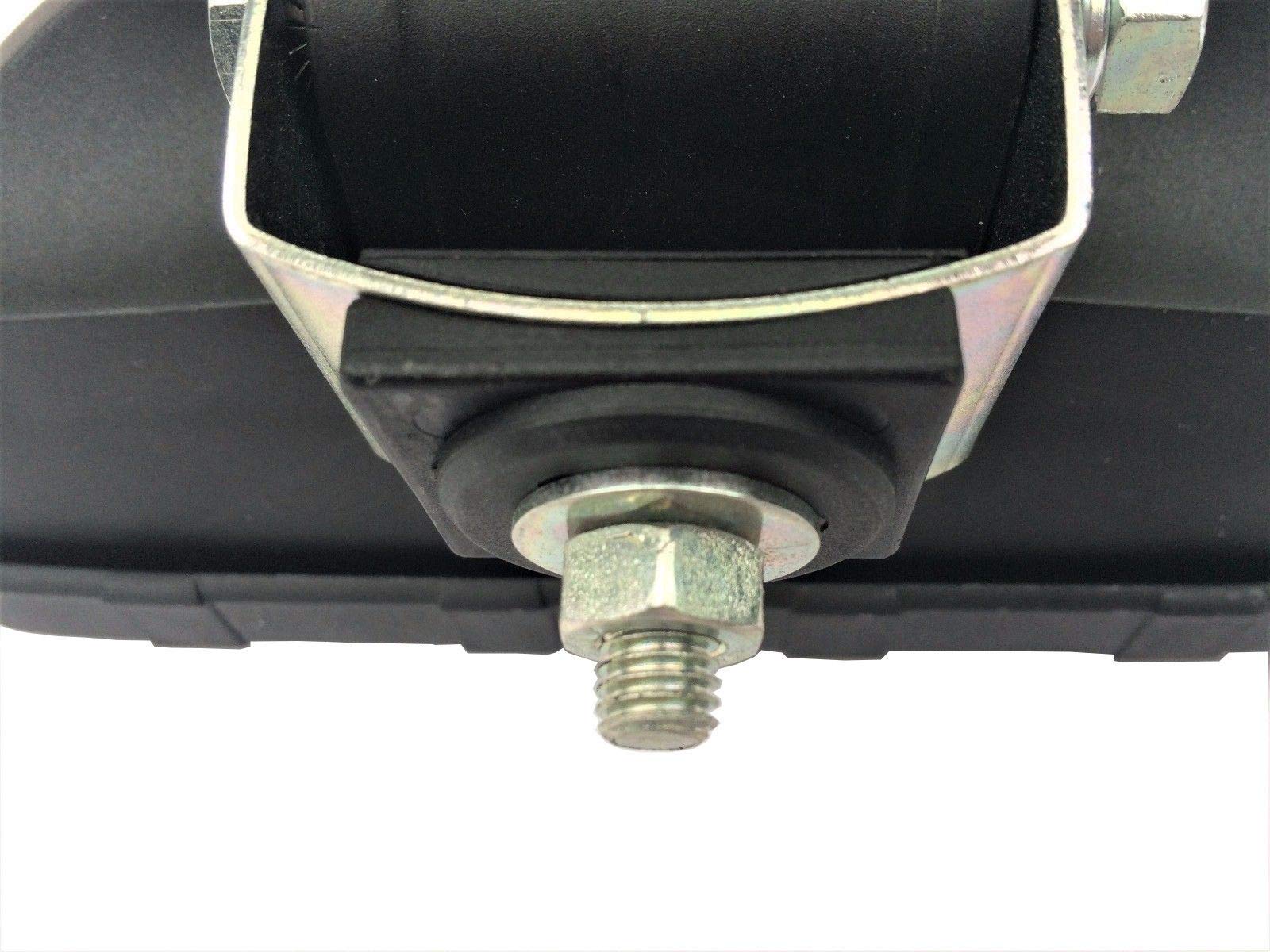 Phare halogène blanc supplémentaire 195 x 95 mm 12 V 24 V avec grille de protection