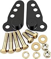 Vista 2 de Kits de bajada trasera ajustable de 1-3 pulgadas que se ajustan a motocicletas Harley Davidson Touring/Street Glide/Electra Glide/Ultra Glide/Road