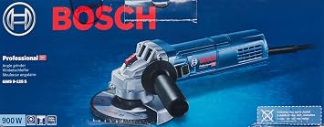 Bosch GWS 9-125 S Palm Grinding Machine-Rpm Adjustable (900 W, Disc Diameter: 125 mm, 2,800-11,000 dev/min)