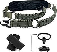 Vista 1 de VVAAGG Eslinga Paracord con almohadilla para el hombro y soporte de honda QD, honda QD de 2 puntos