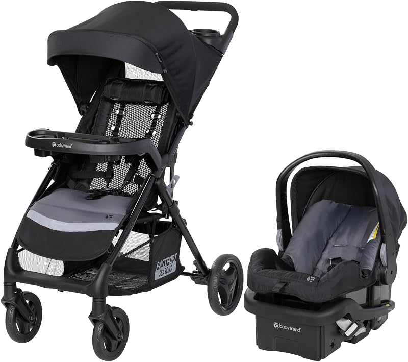 Passport Seasons Travel System with EZ-Lift™ Infant Car Seat, Journey Black