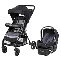Vista 5 de Sistema de viaje Baby Trend Passport Cargo (con asiento de auto para bebé EZ-Lift™ Plus), Bambú Negro