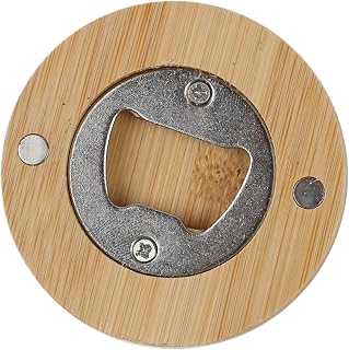 Abrenador De Botellas - Abren De Botellas De Forma | Abridor De Botellas Magnéticas | Abridor De Lata De Cerveza | Abreador De Madera | Calcomanía De Refrigerador De Bebida Magnet De R