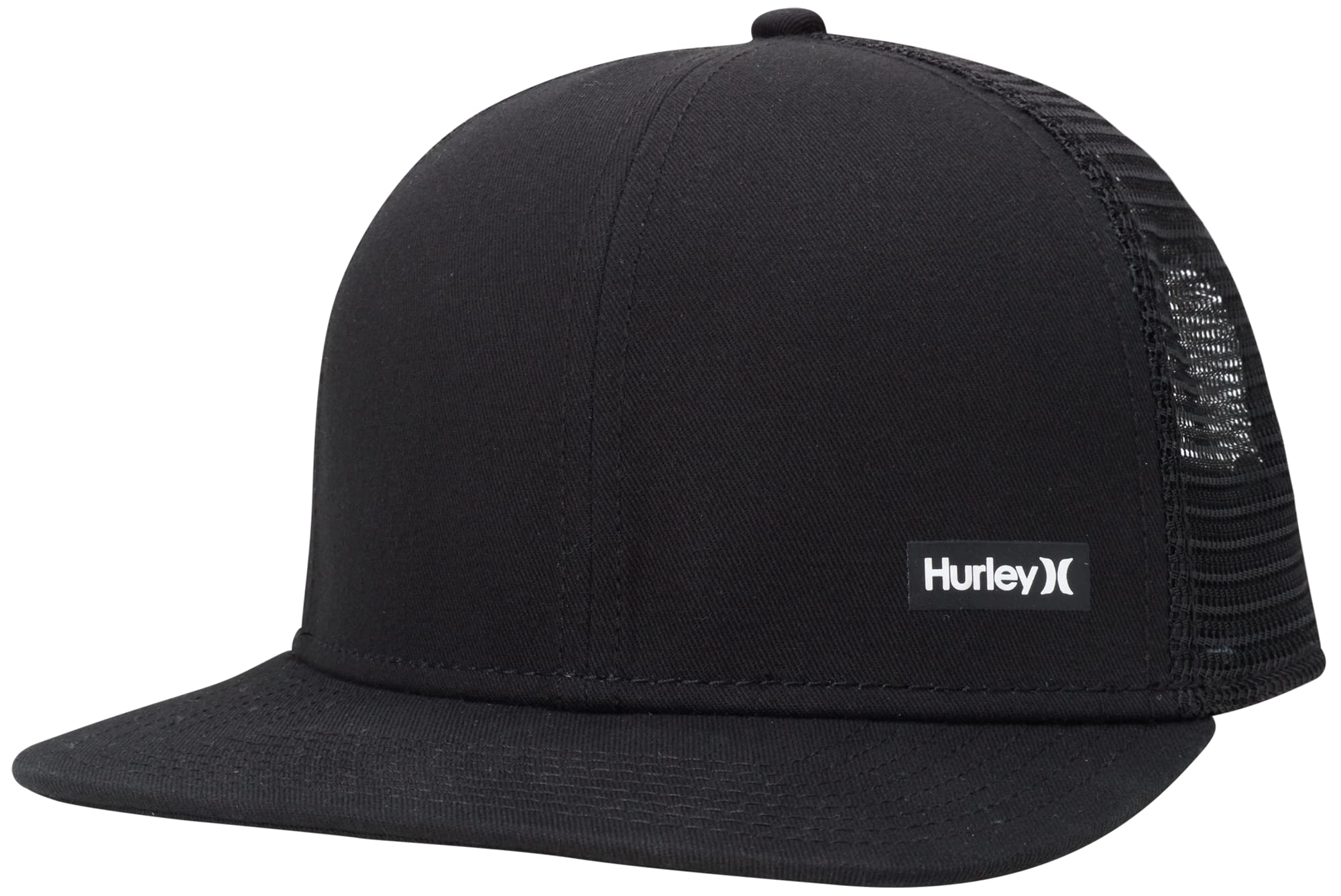 Hurleymens Caps Flat Brim Snap Back Baseball Cap Supply Trucker
