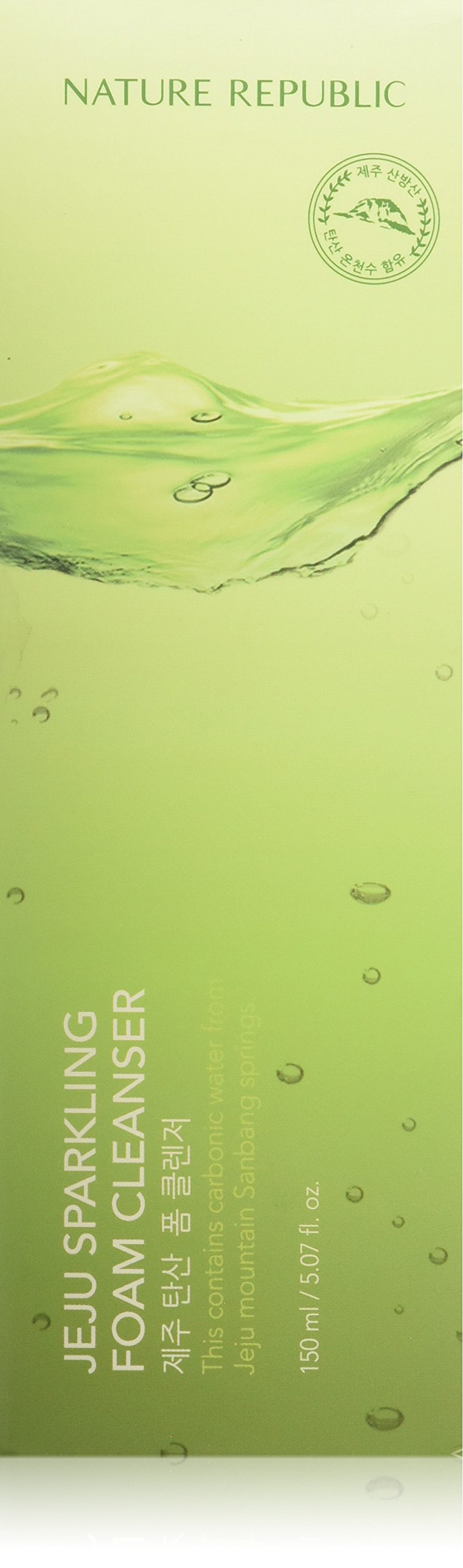 jeju sparkling foam cleanser