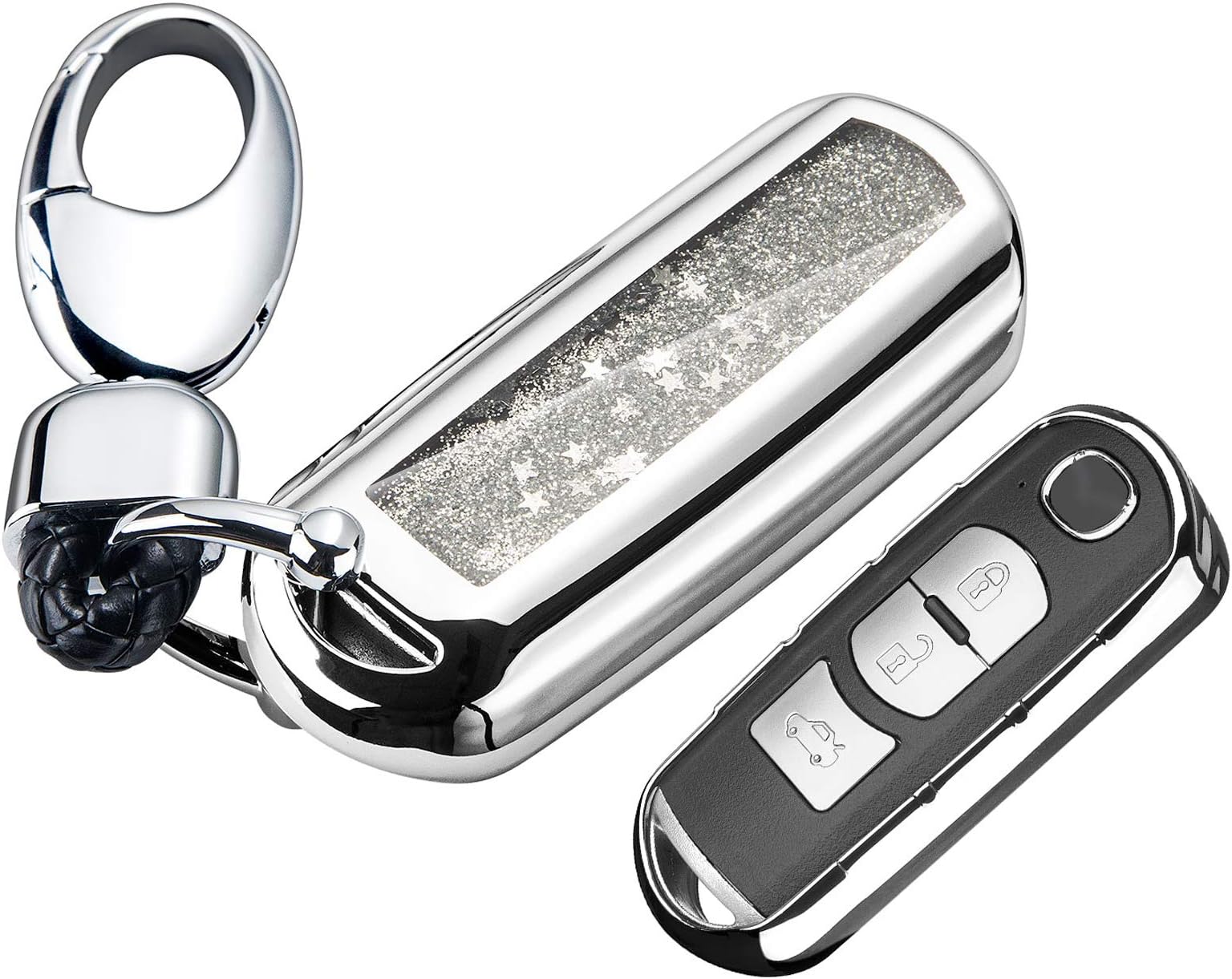 YIJINSHENG TPU  Key  Shell Case  Cover  for Mazda 2 3 5 6 Smart Remote  Fob  Shell