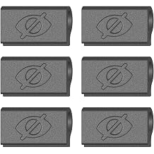 Webcam Cover Slide for Laptop, Made in the USA, Thin, Flexible, Push-On Camera Cover for MacBook, PC & Chromebook, No Adhesive, No Residue, 6 Pack