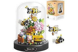 Bee LEGO Flower Bouquet Building Set