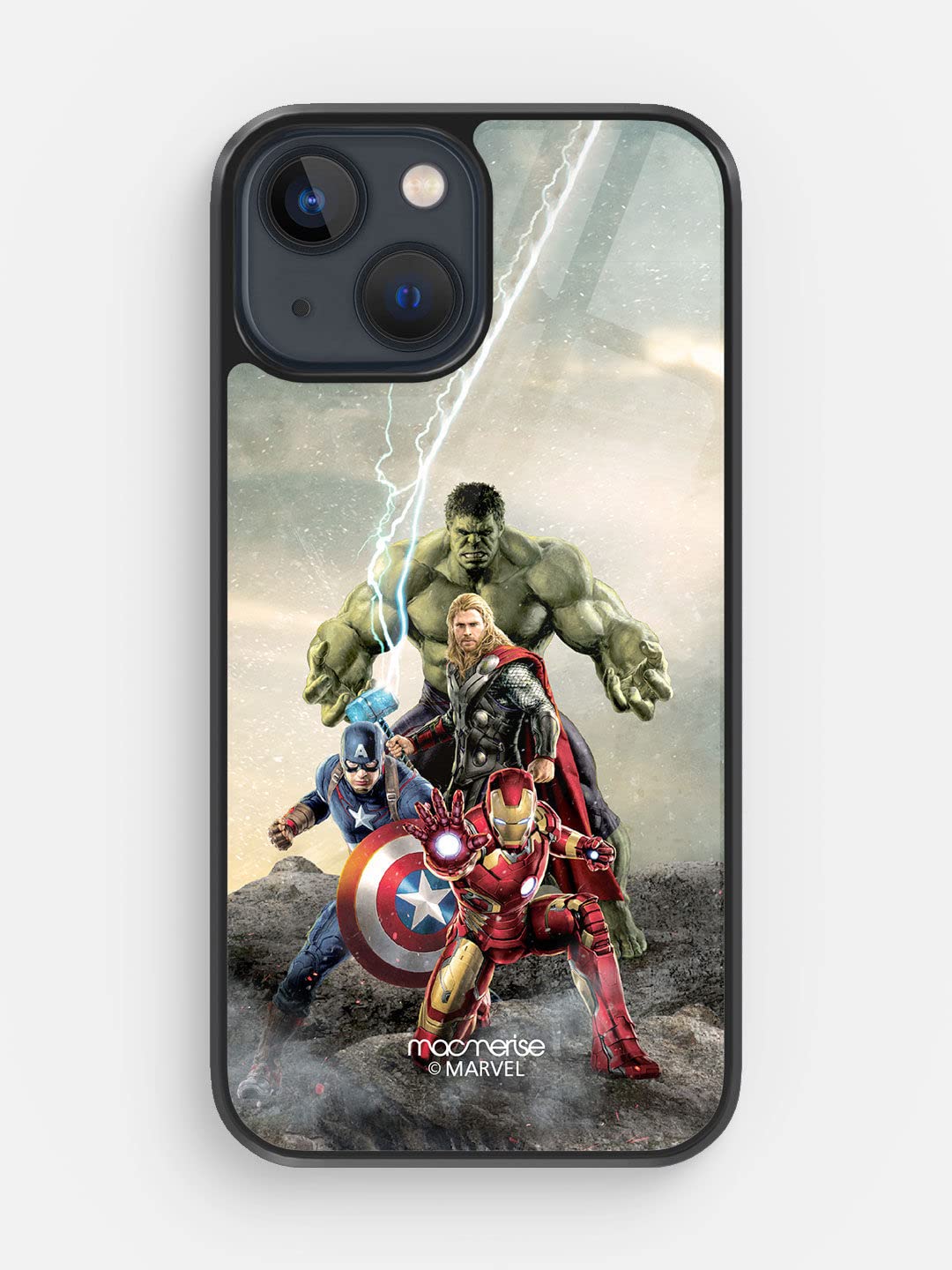 Macmerise Glass Phone Case Compatible With Iphone 13 Mini Back