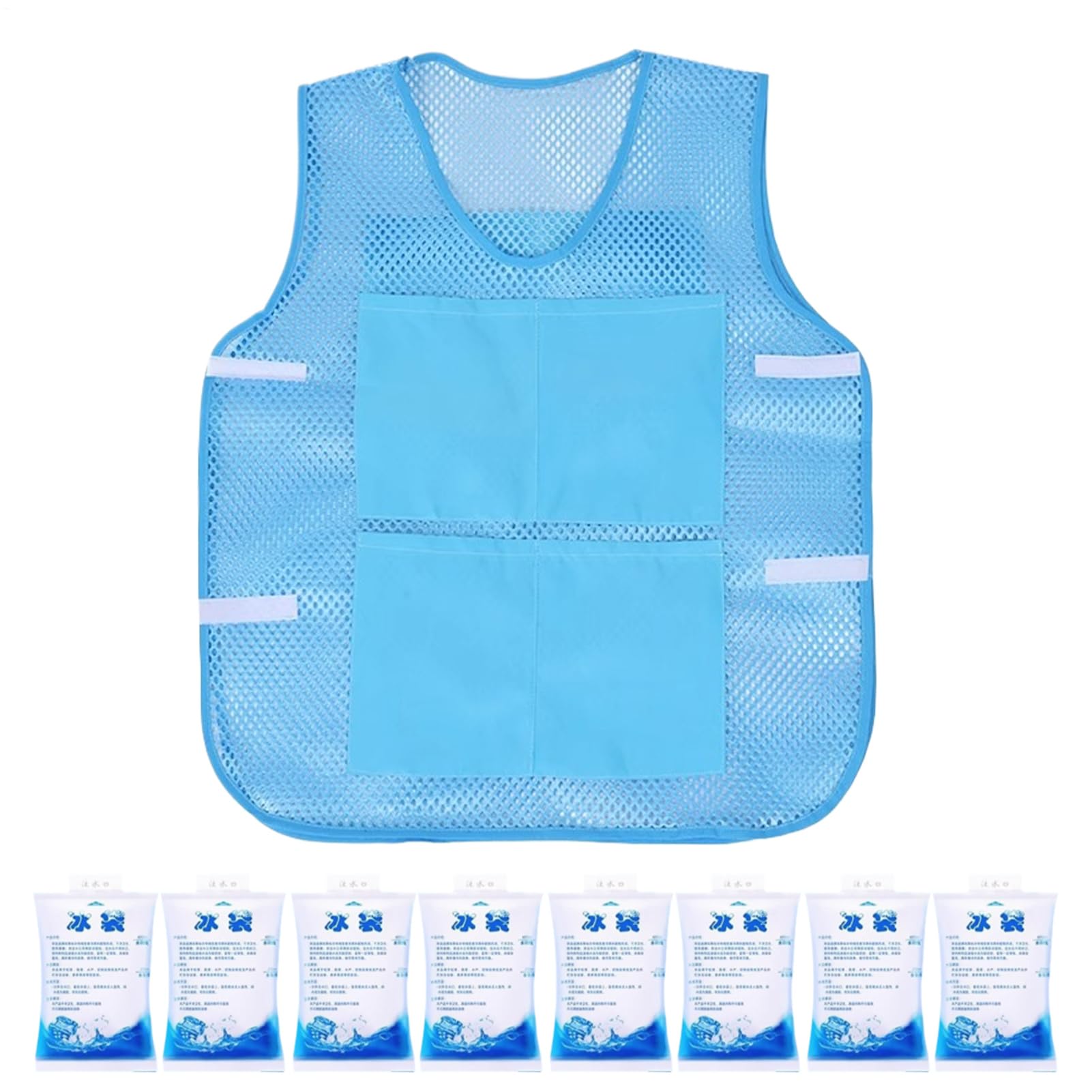 Cooling Vests | Fast Cooling Vest with 8 Ice Packs | Cold Wrap Gadgets Cooler Clothes Wearable Designed for Travel Day Work Summer Outside Activities Sports Workers